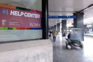 senza dimora a Termini