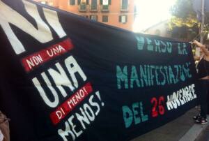 manifestazione violenza sulle donne