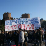 manifestazione degli studenti