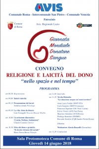 giornata mondiale del donatore di sangue