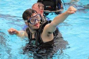 subacquea per i disabili