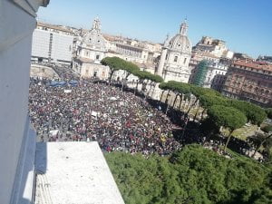 Global Strike a Roma