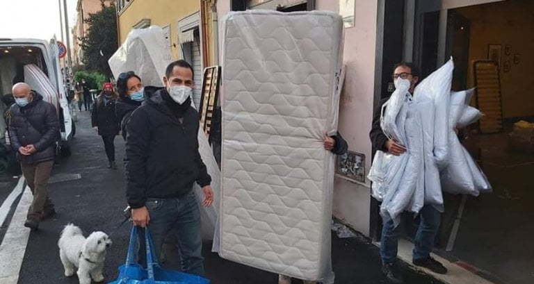 rifugio contro il freddo