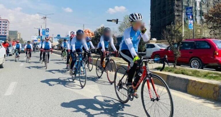 cicliste afghane