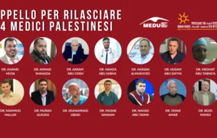 CURARE NON È UN CRIMINE: MEDU CHIEDE LA LIBERAZIONE DEI MEDICI DI GAZA DETENUTI DA ISRAELE