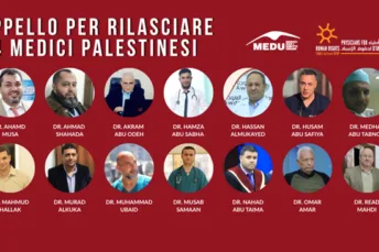 CURARE NON È UN CRIMINE: MEDU CHIEDE LA LIBERAZIONE DEI MEDICI DI GAZA DETENUTI DA ISRAELE